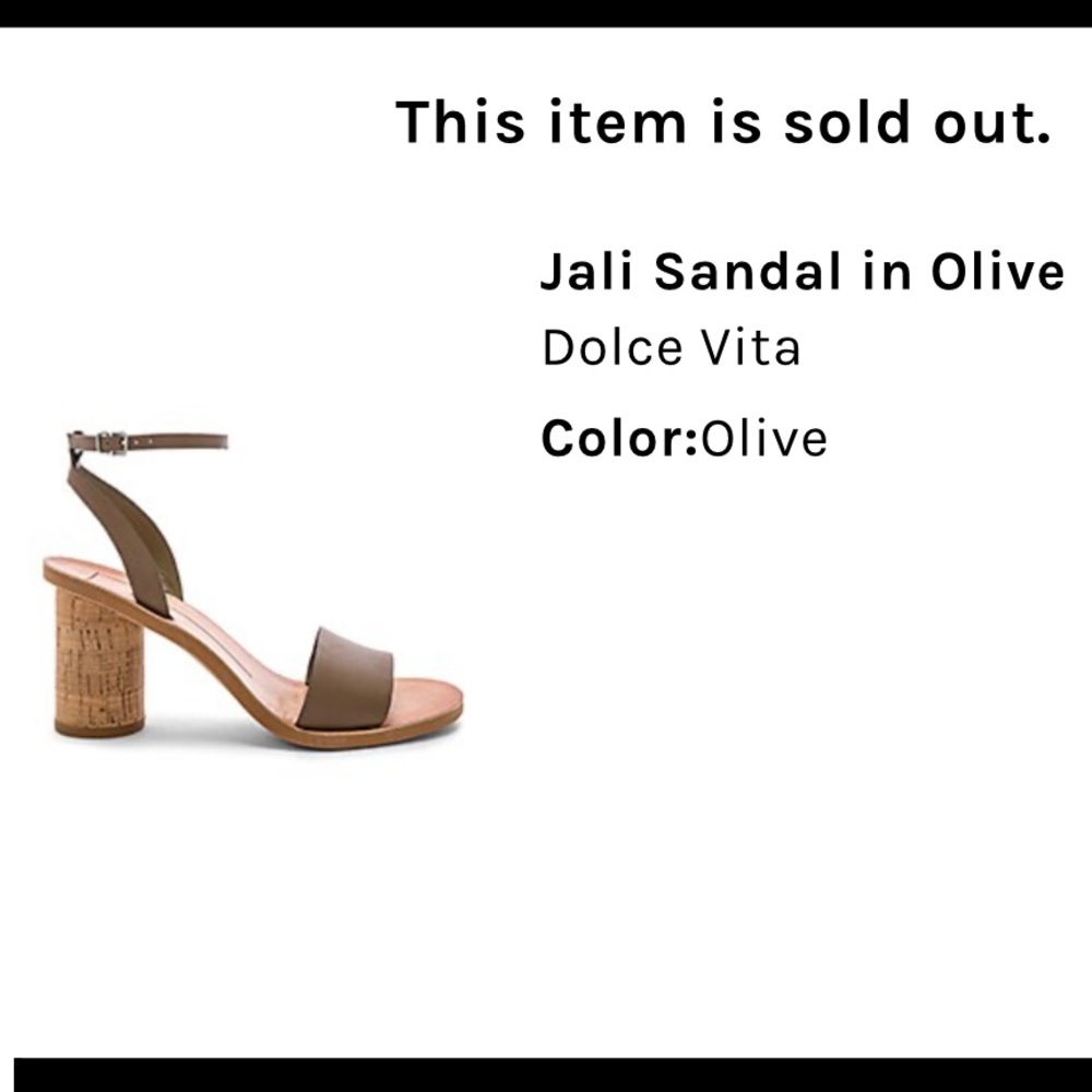 Dolce Vita Jali Sandal in Olive | Size 6.5 M